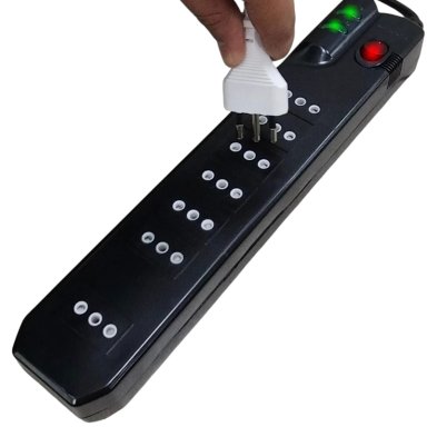 ALARGADOR 2.1MTS 7 SALIDAS CON PROTECIONDE VOLTAJE 2500W SEC - 10