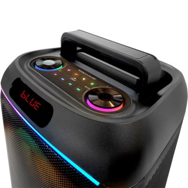 PARLANTE KARAOKE 6' FLAMING PARTY BASS BLACK MICWIRELESS 45W - 3