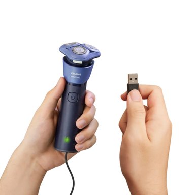 AFEITADORA AUTOAFILABLE PHILIPS WET&DRY RECARGABLE USB S2885 - 6