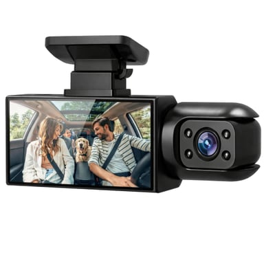 DASHCAM CAMARA FRONTAL E INTERIOR CON VISION NOCTURNA FHD - 2