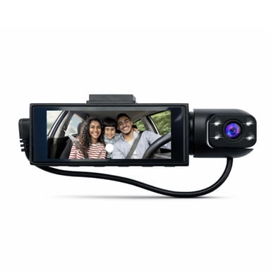 DASHCAM CAMARA FRONTAL E INTERIOR CON VISION NOCTURNA FHD - 3