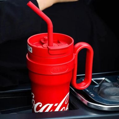 VASO TE RMICO GERM COCA-COLA 1100ML RED ACERO INOXIDABLE - 9