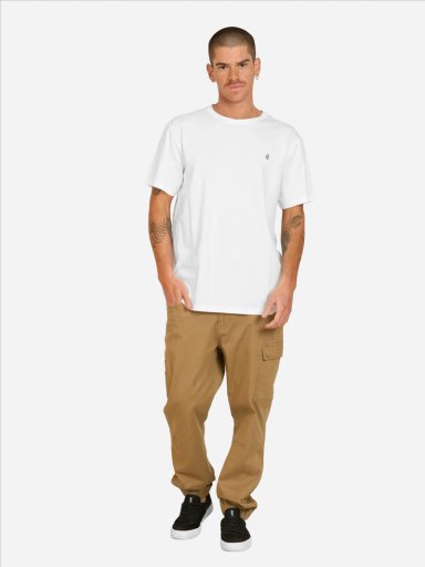 POLERA MC WORKWEAR EN COLOR BLANCO HOMBRE VOLCOM - 4