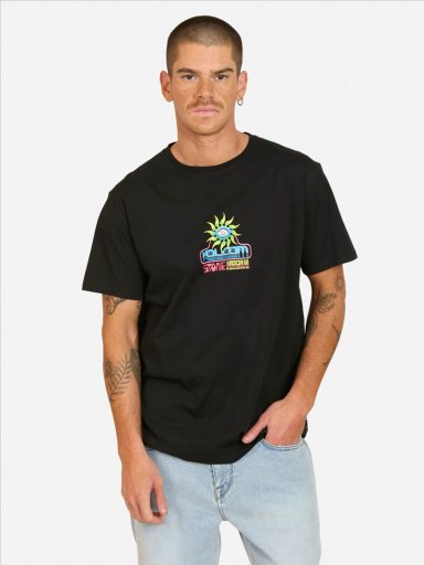 POLERA MC REALLITY FAB EN COLOR NEGRO HOMBRE VOLCOM - 1
