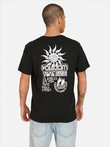 POLERA MC REALLITY FAB EN COLOR NEGRO HOMBRE VOLCOM - 2