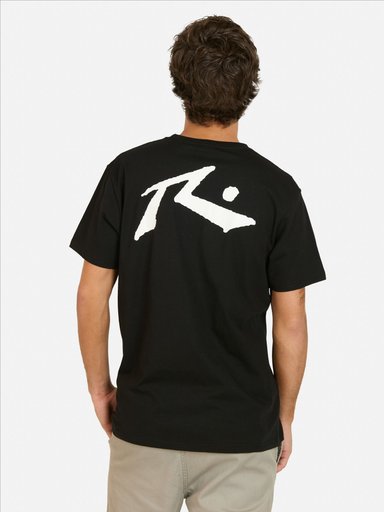 POLERA MC BRUMA NEGRO HOMBRE RUSTY - 2