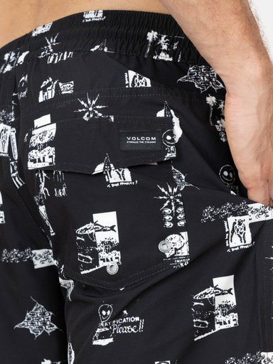 TRAJE DE BAÑO CORTO TRAIL MULTICOLOR HOMBRE VOLCOM - 3
