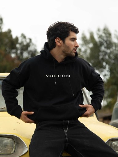 POLERON CANGURO VLC STONE PO NEGRO HOMBRE VOLCOM - 3