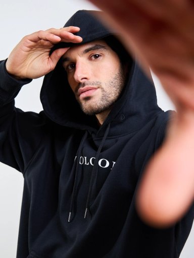 POLERON CANGURO VLC STONE PO NEGRO HOMBRE VOLCOM - 4