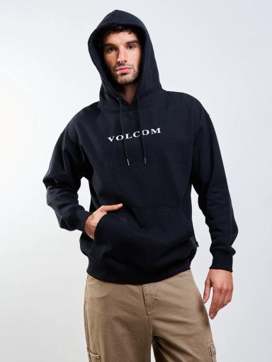 POLERON CANGURO VLC STONE PO NEGRO HOMBRE VOLCOM - 5