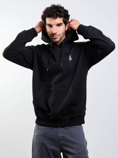 POLERON CANGURO SKIDDER PULLOVER NEGRO HOMBRE VOLCOM - 1