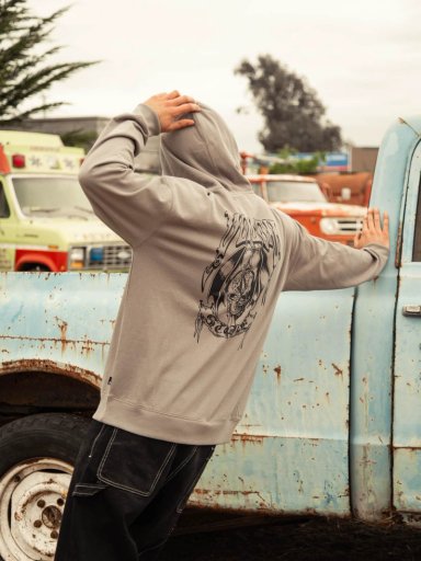 POLERON CANGURO NODER PULLOVER CAFE  HOMBRE VOLCOM - 2