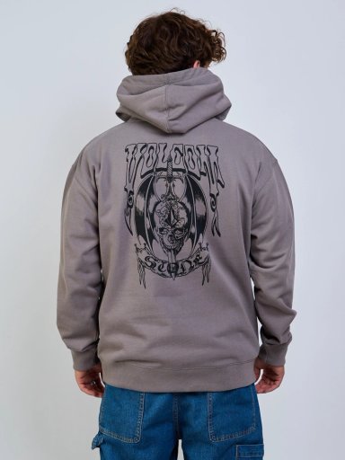 POLERON CANGURO NODER PULLOVER CAFE  HOMBRE VOLCOM - 4