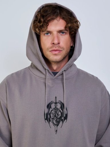 POLERON CANGURO NODER PULLOVER CAFE  HOMBRE VOLCOM - 6