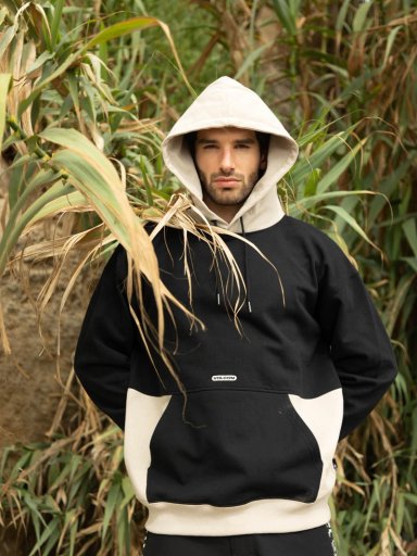 POLERON CANGURO BLOCK VLC NEGRO HOMBRE VOLCOM - 1