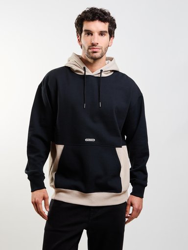 POLERON CANGURO BLOCK VLC NEGRO HOMBRE VOLCOM - 4