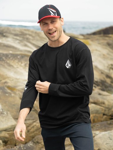 POLERA ML SOTNE NEGRO HOMBRE VOLCOM - 7