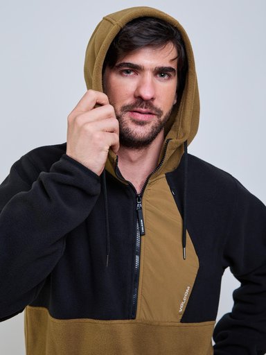POLERON POLAR GRAVEL CREW CAFE  HOMBRE VOLCOM - 4