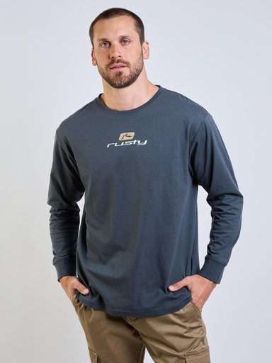 POLERA ML SPEED R GRIS HOMBRE RUSTY - 1
