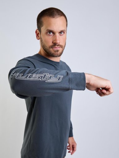 POLERA ML SPEED R GRIS HOMBRE RUSTY - 5