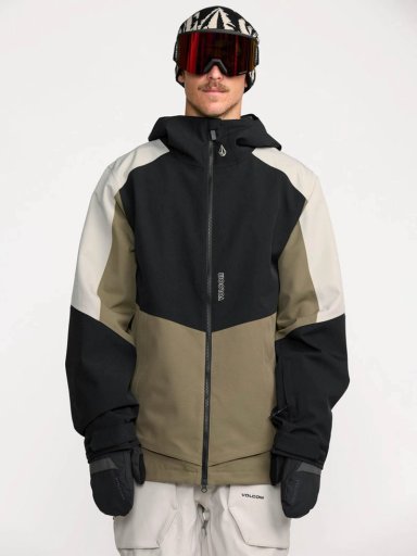 PARKA SNOW BRIGHTON VERDE HOMBRE VOLCOM - 1
