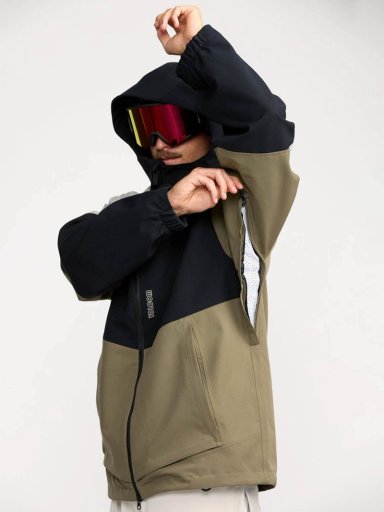 PARKA SNOW BRIGHTON VERDE HOMBRE VOLCOM - 7