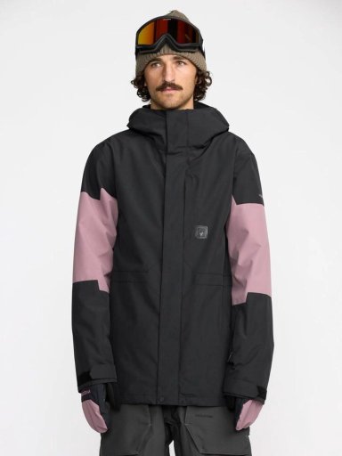 PARKA SNOW PRIMRY INS MAUVE ROSADO HOMBRE VOLCOM - 1