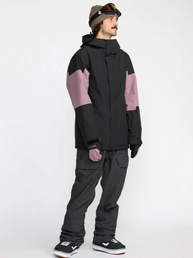 PARKA SNOW PRIMRY INS MAUVE ROSADO HOMBRE VOLCOM - 3