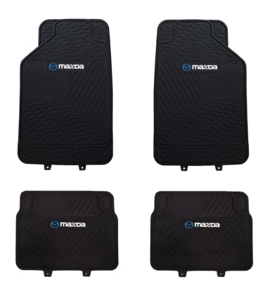 PISOS DE GOMA MARCA MAZDA PARA VEHICULOS 4 PIEZAS - 1