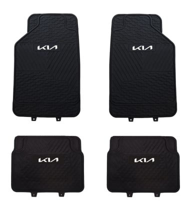 PISOS DE GOMA MARCA KIA PARA VEHICULOS 4 PIEZAS - 1