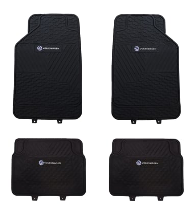 PISOS DE GOMA MARCA VOLKSWAGEN PARA VEHICULOS 4 PIEZAS - 1