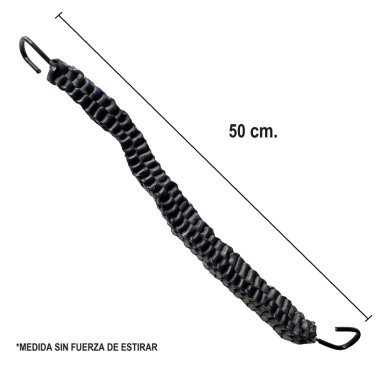 PULPO ELASTICO DE AMARRE 2 GANCHOS PARA AUTOS Y CAMIONETAS - 3
