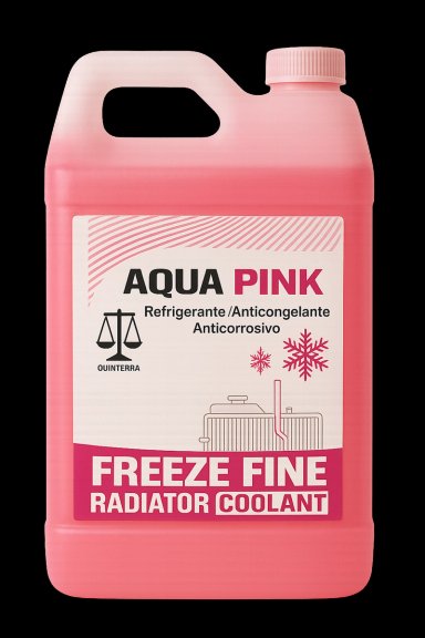 FREEZE FINE ANTIFREEZE COOLANT ANTICONGELANTE COLOR ROSADO ROSADO - 1
