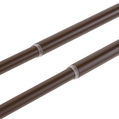 SET BARRAS PARA CORTINA DOBLE 16/19 MM EXTENSIBLE 170-320 CM A TECHO CAFE  BOLA - 3