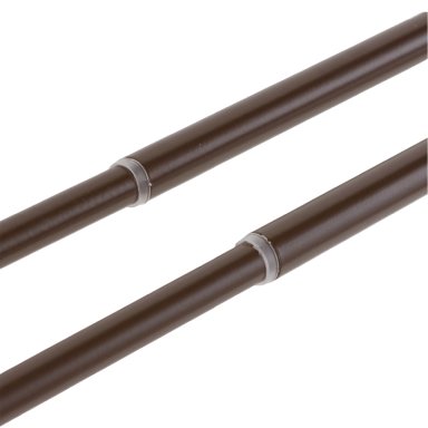 SET BARRAS PARA CORTINA DOBLE 16/19 MM EXTENSIBLE 120-210 CM A MURO CAFE  CONICO - 5