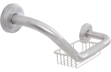 BARRA METALHSA SEGURIDAD INOXIDABLE CON TAPA Y JABONERA 40 CM - 4