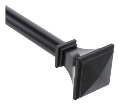 SET BARRAS PARA CORTINA DOBLE 13/16 MM EXTENSIBLE 200-250 CM NEGRO PRISMA - 4