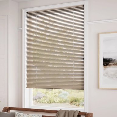 PERSIANA VENECIANA PVC 25MM 120X165 CM MANUAL CAPUCCINO AURA - 6