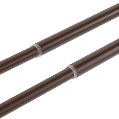 SET BARRAS PARA CORTINA DOBLE 16/19 MM EXTENSIBLE 75-110 CM A MURO CAFE  BOLA - 5