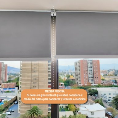 CORTINA ROLLER BLACKOUT 160 X 165 CM COLOR GRIS MARCA SUNFREE - 6