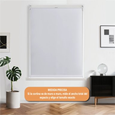 CORTINA ROLLER BLACKOUT 220 X 165 CM COLOR BLANCO MARCA SUNFREE - 8