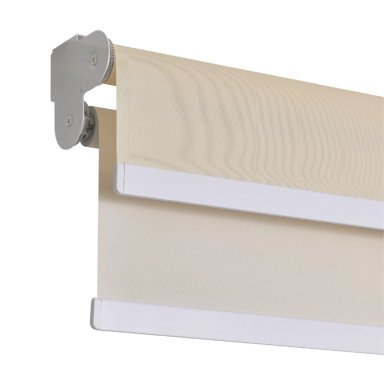 CORTINA ROLLER DOBLE BLACKOUT Y SUNSCREEN 200 X 165 CM COLOR BEIGE MARCA SUNFREE - 3