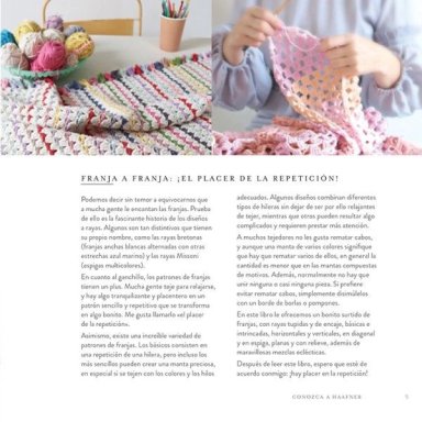 LIBRO MANTAS CON FRANJAS DE GANCHILLO (CROCHET) - HAAFNER LINSSEN - 7