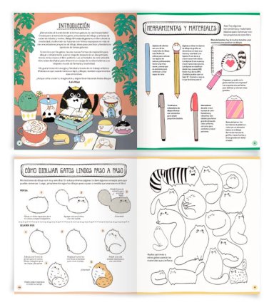 LIBRO DIBUJA 101 COSAS DE GATOS - LULU MAYO - 2