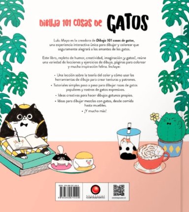 LIBRO DIBUJA 101 COSAS DE GATOS - LULU MAYO - 7