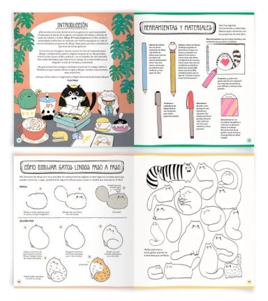 LIBRO DIBUJA 101 COSAS DE GATOS - LULU MAYO - 9