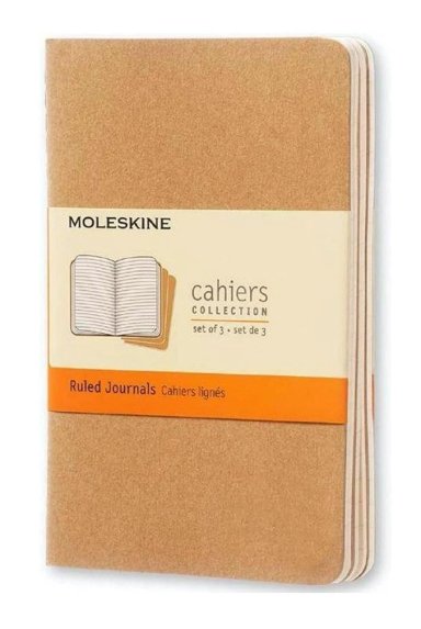 LIBRETAS CAHIER. SET DE 3 - T. BLANDA - POCKET - DE RAYAS - 1