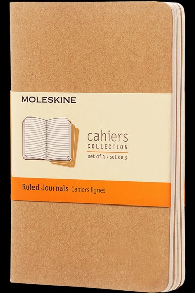 LIBRETAS CAHIER. SET DE 3 - T. BLANDA - POCKET - DE RAYAS - 5