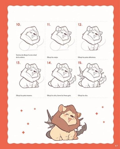 LIBRO DIBUJAR ANIMALES MITICOS Y SERES MAGICOS CHIBI - PHOEBE IM - 3