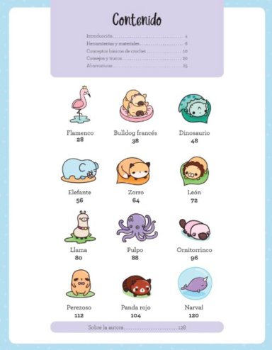 LIBRO AMIGURUMIS. APRENDE A TEJER A CROCHET. 12 ANIMALES - LAUREN BERGSTROM - 2